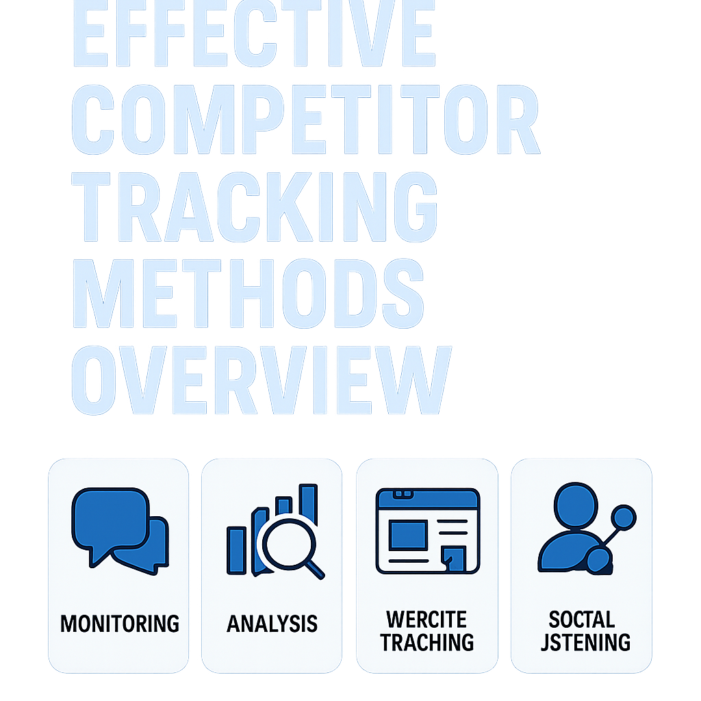 effective competitor tracking methods Overview